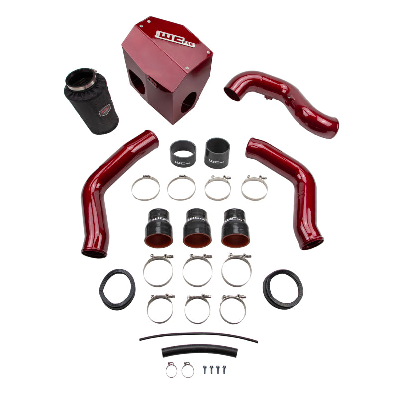 Wehrli 13-18 Cummins 6.7L Stage 2 High Flow Bundle Kit - WCFab Red WCF100447-RED WCF100447-RED Photo - Primary