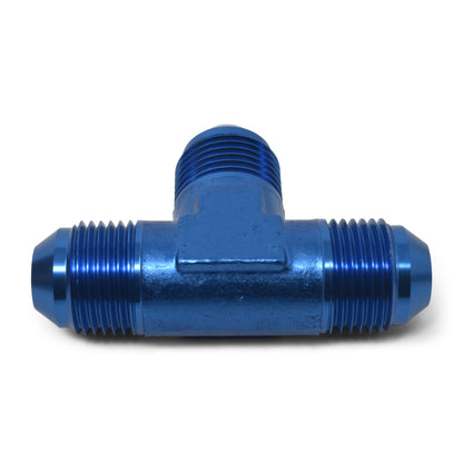 Russell Performance -16 AN NPT Flare Tee Fitting (Blue) 660110 660110 Photo - out of package
