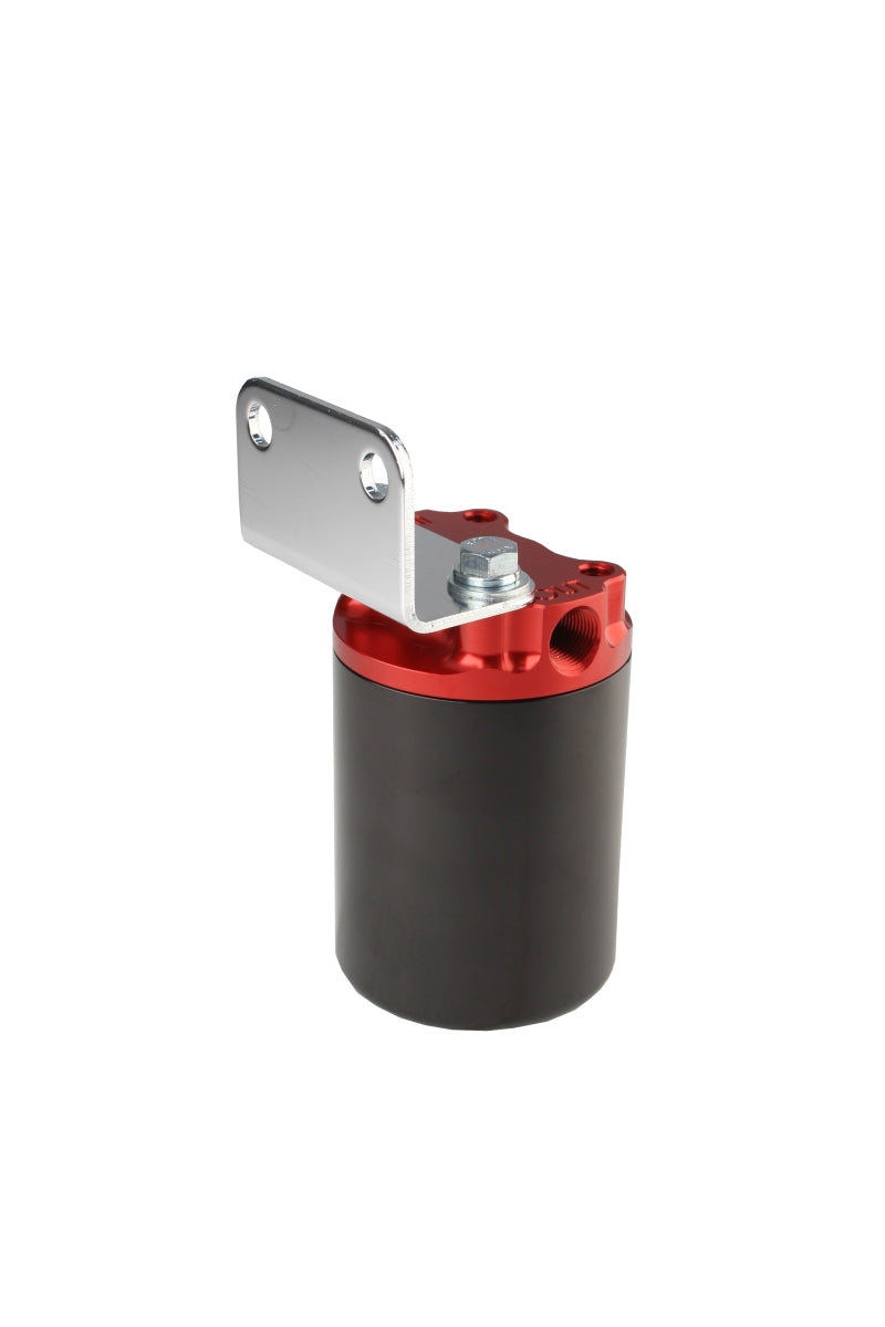 Aeromotive 100 Micron, Red/Black Canister Fuel Filter 12319 Photo - Primary