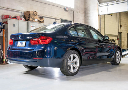 AWE Tuning BMW F30 320i Touring Exhaust &amp; Performance Mid Pipe - Chrome Silver Tip (90mm) 3015-22042 3015-22042 Photo - Mounted