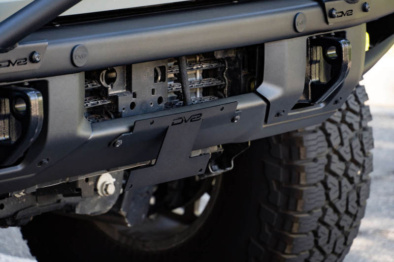 DV8 Offroad 21-22 Ford Bronco Factory Front Bumper Licence Relocation Bracket - Front LPBR-01 LPBR-01 User 2