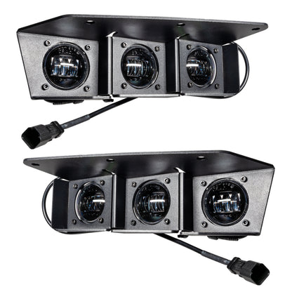 ORACLE Lighting 21-22 Ford Bronco Triple LED Fog Light Kit for Steel Bumper - White 5890-001 5890-001 Photo - out of package