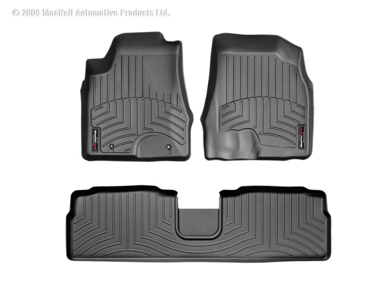 WeatherTech WT FloorLiner - Front - Blk Floor Mats Floor Mats - Rubber main image