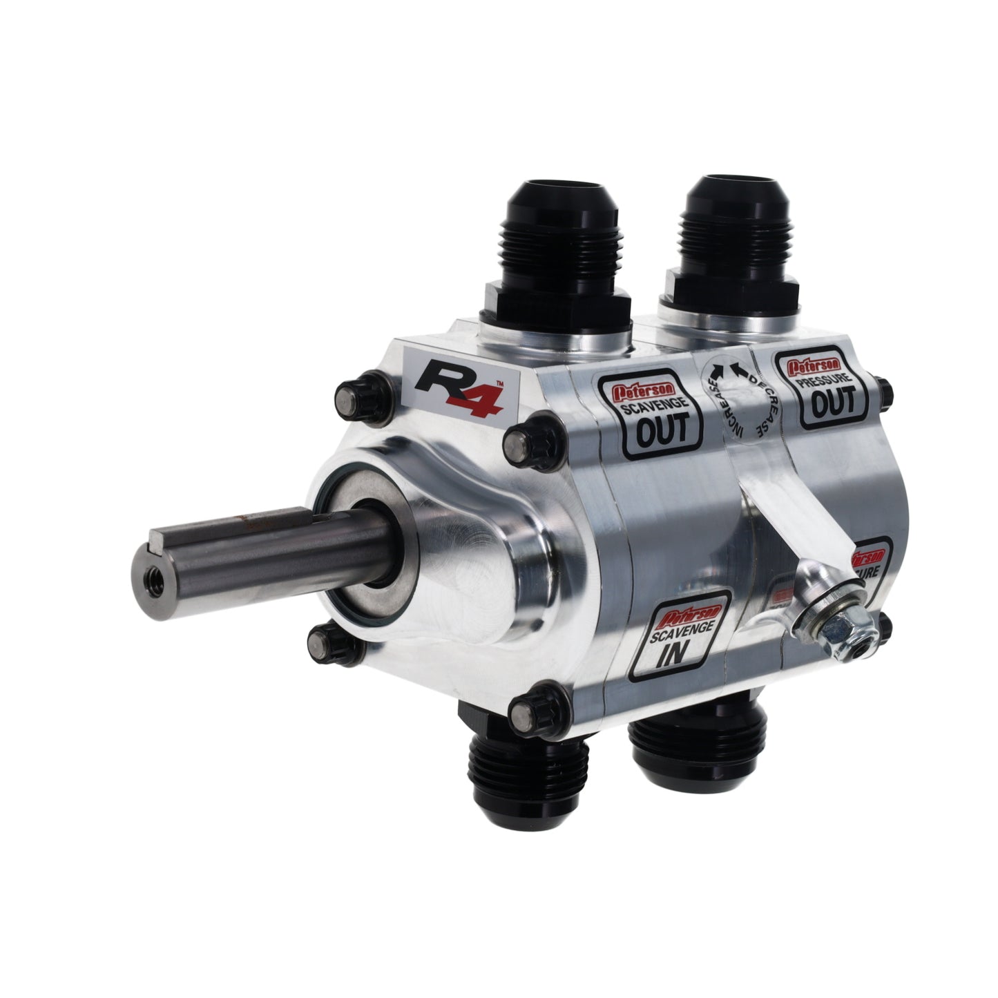Peterson Fluid Systems R4 2-Stage Oil Pump - Left Side Mount - Rear Drive 04-2004