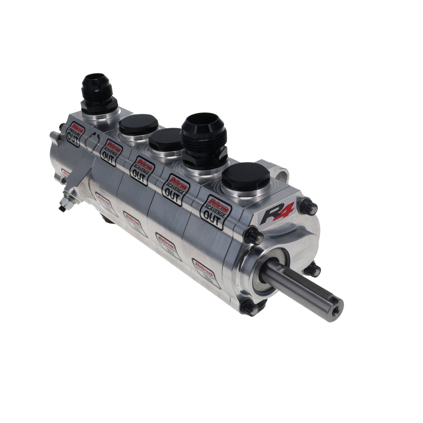 Peterson Fluid Systems R4 5-Stage Oil Pump - Right Side Mount - HV - Rear Drive Drag 04-5076