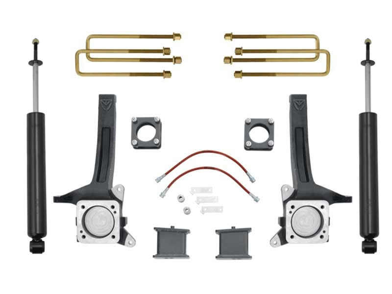 MaxTrac 07- 18 Toyota Tundra 2WD 6in/4in MaxPro Spindle Lift Kit w/MaxTrac Shocks K886764 K886764 Photo - Primary