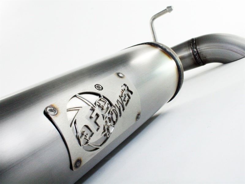 aFe MACH Force-Xp 2-1/2in 409 Stainless Steel Axle-Back Exhaust System: Je 49-46219 Photo - Unmounted