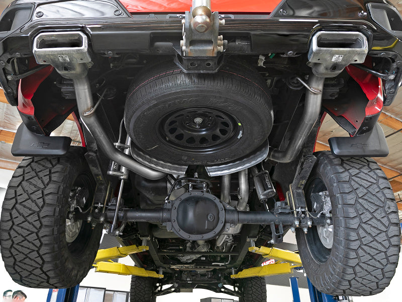 aFe Vulcan Series 3in 304SS Exhaust Cat-Back w/ OE Tips 2019 GM Silverado / Sierra 1500 V8-5.3L 49-34103 49-34103 Photo - Mounted