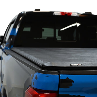 Westin 17-24 Ford F-250/350 Super Duty 6.75ft. Bed Soft Roll Tonneau Cover - Black 19-11005 19-11005 Photo - Mounted