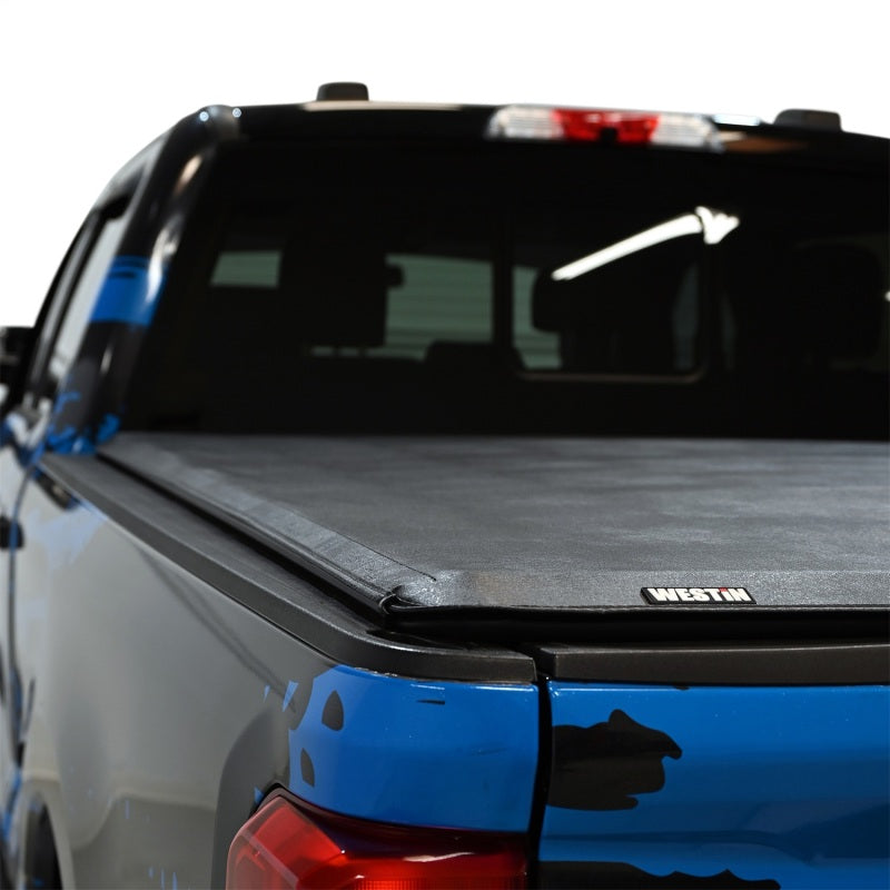 Westin 17-24 Ford F-250/350 Super Duty 6.75ft. Bed Soft Roll Tonneau Cover - Black 19-11005 19-11005 Photo - Mounted
