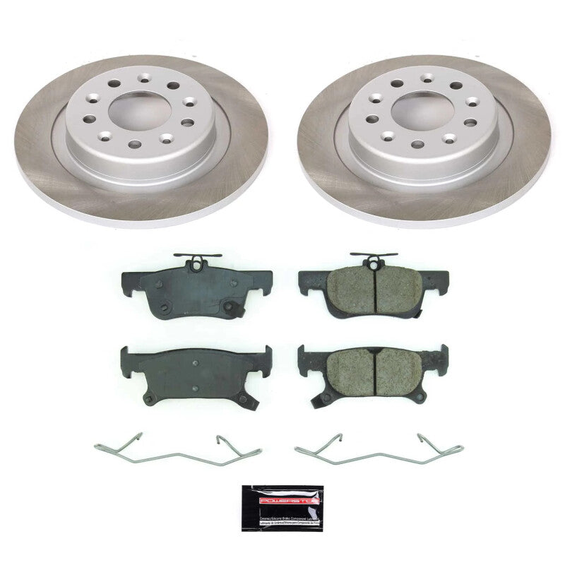 PowerStop Power Stop 17-18 Buick Envision Rear Semi-Coated Rotor Kit SC8624 SC8624 Photo - Primary