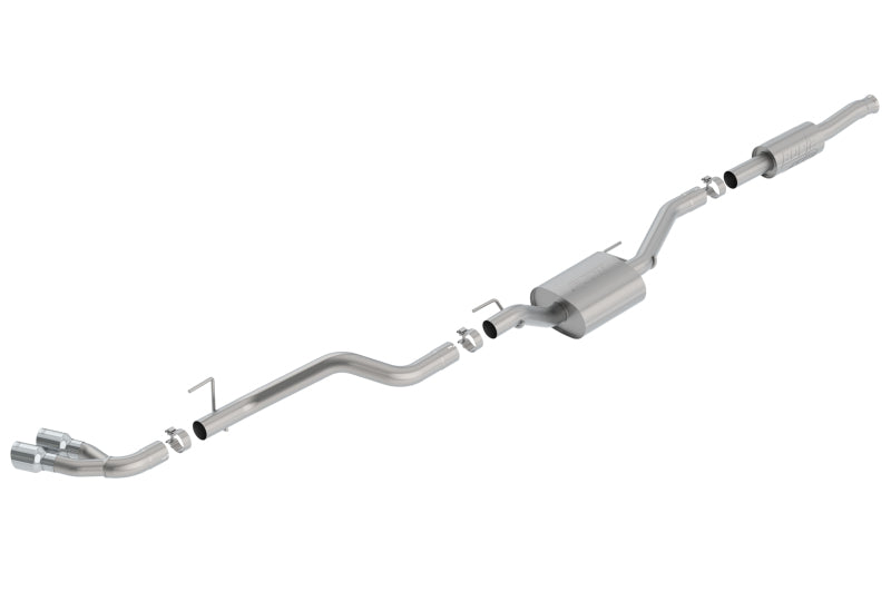 Borla 2020 Jeep Gladiator JT 3.6L V6 AWD ATAK Dual Side Catback w/ Chrome Tips 140813 140813 Photo - Primary