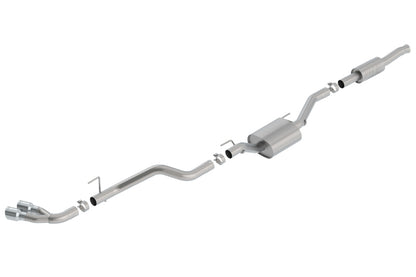 Borla 2020 Jeep Gladiator JT 3.6L V6 AWD ATAK Dual Side Catback w/ Chrome Tips 140813 140813 Photo - Primary