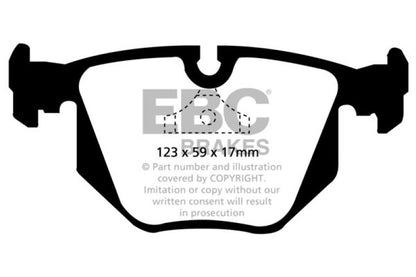 EBC Disc Brake Pad Set DP3871C Photo - Primary