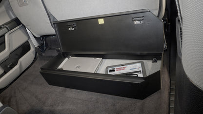 Tuffy Products Tuffy Underseat Lockbox 2/3 Length W/ Combo Lock For Ford Fseries Supercrew 344-01-A 344-01-A Photo - Mounted