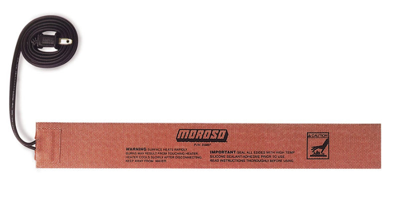 Moroso Oil System Accessories External Heating Pad; 2" x 15"; self-adhesive; 23997 Photo - Primary