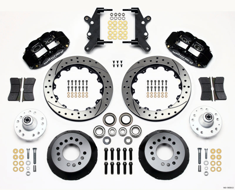 Wilwood Narrow Superlite 6R Front Hub Kit 12.88in Drilled 60-68 Ford / Mercury Full Size / Galaxie 140-13630-D 140-13630-D Photo - Primary
