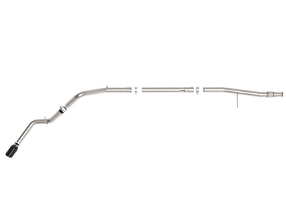 aFe Large Bore-HD 3in 409SS DPF-Back 20-21 GM Trucks L6-3.0L (td) LM2 - Black Tip 49-44128-B 49-44128-B Photo - Unmounted