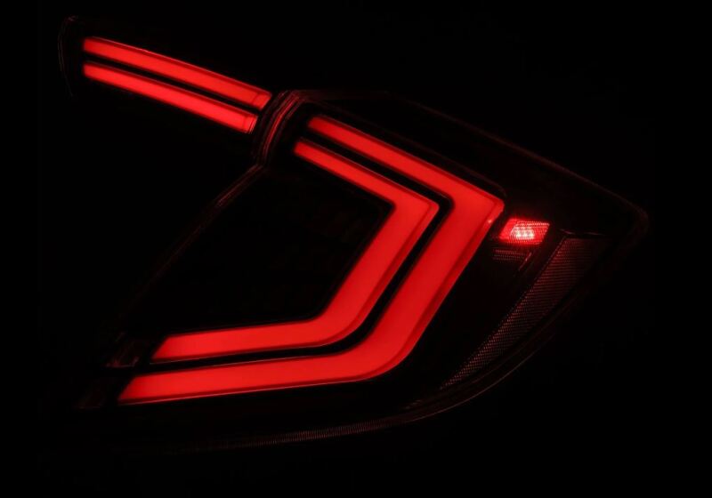 AlphaRex 16-21 Honda Civic Hatchback / Type-R FK8 Nova-Series LED Tail Lights (Pair) - Black 676020 676020 User 5