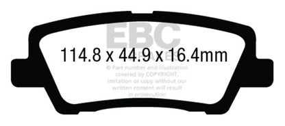 EBC Disc Brake Pad Set DP23012 Photo - Primary