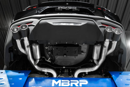 MBRP 2018+ Ford Mustang GT 5.0L Aluminized 3in Street to Race Conversion Kit MDA7205 MDA7205 Photo - Mounted