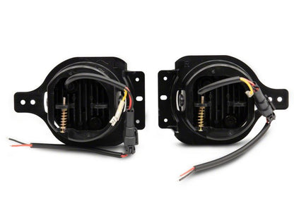 Raxiom 18-23 Jeep Wrangler JL Sport 20-23 Jeep Gladiator JT Sport Axial Nighthawk LED Fog Lights J141598 J141598 Photo - Close Up
