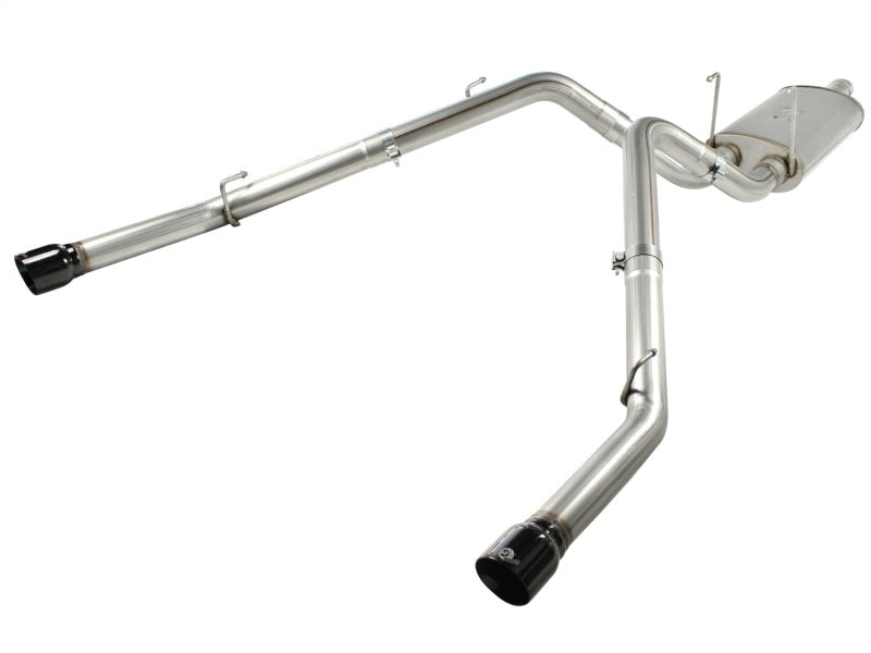 aFe Mach Force-Xp 3in Cat-Back Exhaust System with Dual Gloss Black Tips - 49-42013-B Photo - Primary