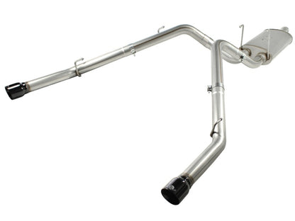 aFe Mach Force-Xp 3in Cat-Back Exhaust System with Dual Gloss Black Tips - 49-42013-B Photo - Primary