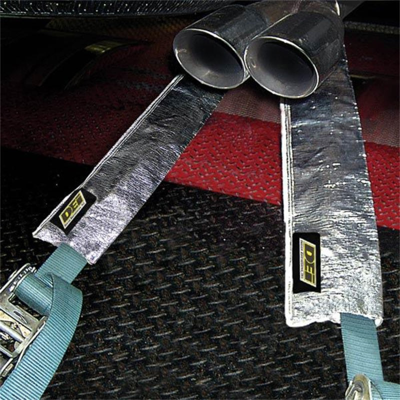 DEI Dyno Strap Heat Guard 5in w x 3ft - Aluminized 10466 10466 Photo - Mounted