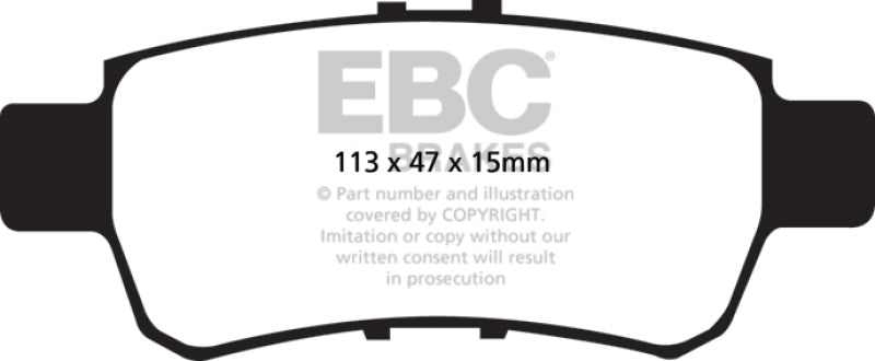 EBC Disc Brake Pad Set DP61744 Photo - Primary