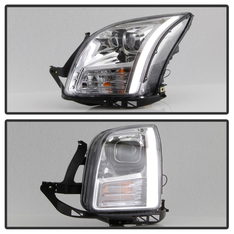SPYDER xTune 06-09 Ford Fusion Light Bar DRL Projector Headlights - Chrome (PRO-JH-FFU06-LB-C) 9042126 9042126 Photo - Unmounted