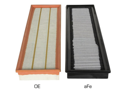 aFe Magnum FLOW Pro DRY S OE Replacement Filter Porsche 911 (991) Turbo S 31-10276 Photo - Unmounted