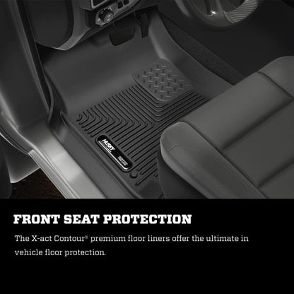 Husky Liners 19-21 RAM 2500/3500 Mega Cab X-ACT 2nd Seat Floor Liner Full Coverage - Black 53611 53611 Photo - Mounted
