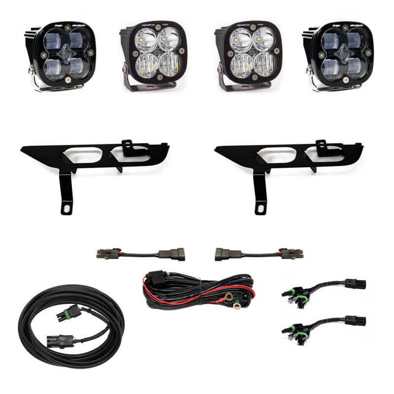 Baja Designs 2021+ Ford F150 Fog Pocket Kit SAE Clear Squadron Pro DC 447699 447699 User 1