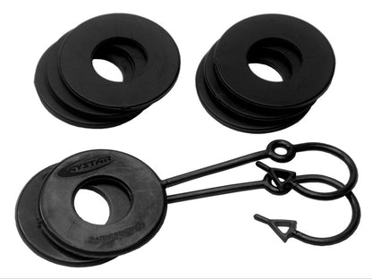 Daystar Black D Ring Isolator w/Lock Washer Kit KU70060BK KU70060BK Photo - Primary
