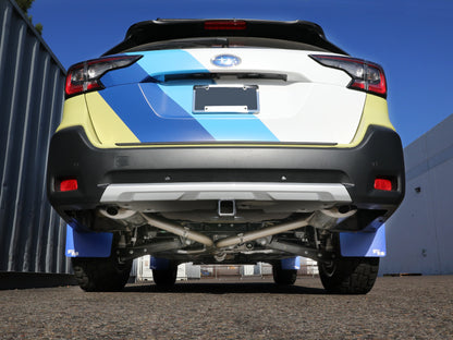 aFe Subaru Outback 20-23 H4-2.4L Takeda 2-1/2 IN to 2-1/4 IN 304 Stainless Steel Cat-Back Exhaust 49-36805 49-36805 Photo - Mounted