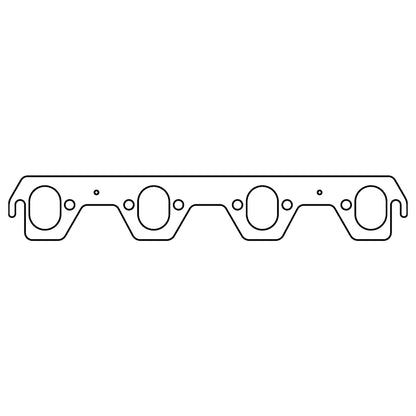 Cometic Gasket Cometic Ford Windsor V8 .043in Copper Exhaust Manifold Gasket Set - 1.750in x 1.270in Oval Port C5154 C5154 Photo - Primary