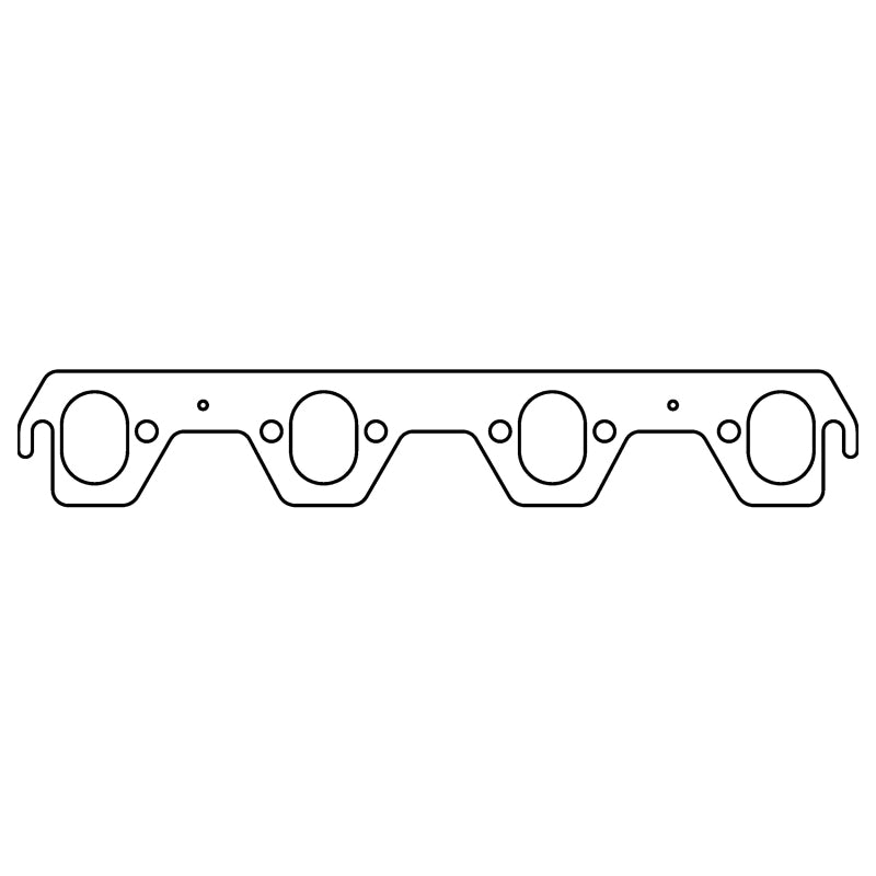 Cometic Gasket Cometic Ford Windsor V8 .043in Copper Exhaust Manifold Gasket Set - 1.750in x 1.270in Oval Port C5154 C5154 Photo - Primary