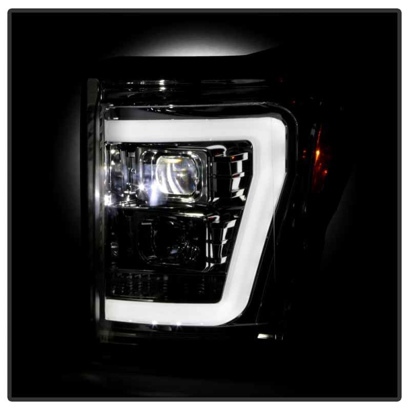 Spyder Ford F250/350/450 11-16 V2 High-Power LED Headlights-White Light Bar-Chrome PRO-YD-FS11V2PL-C 5087881 5087881 User 6
