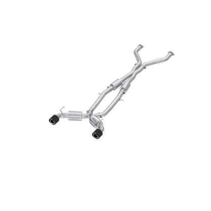 MBRP 23-24 Nissan Z 3.0L Armor Pro T304 Stainless Steel 3in Cat-Back Dual Rear Exit w/ 5in OD CF Tip S44083CF S44083CF Photo - Primary