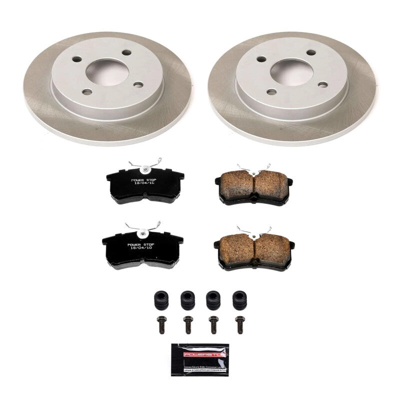 PowerStop Power Stop 01-07 Ford Focus Rear Semi-Coated Rotor Kit SC1363 SC1363 Photo - Primary