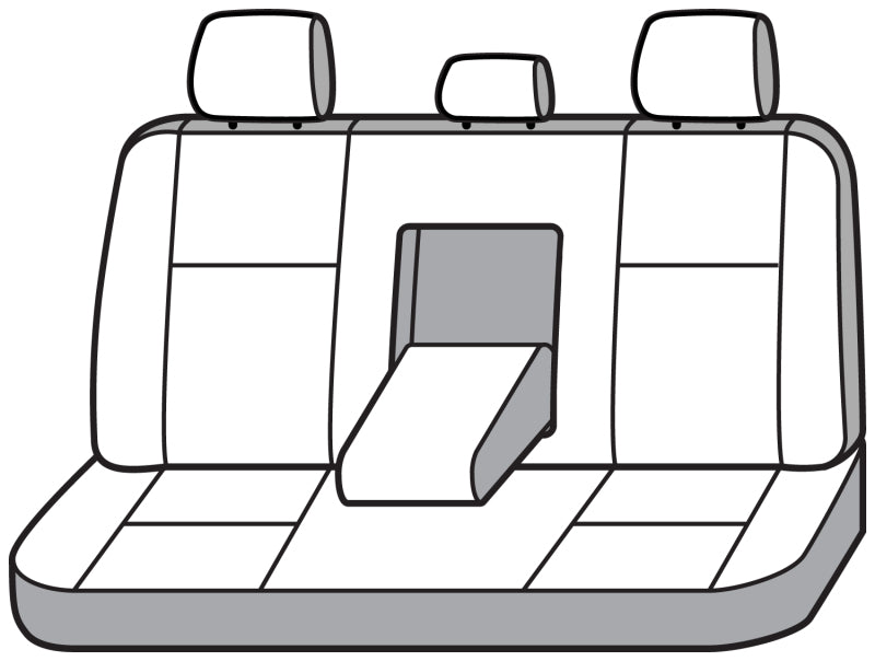 Covercraft 19-23 Ford Ranger Polycotton SeatSaver Custom Second Row Seat Covers - Misty Grey SS7509PCCT SS7509PCCT Photo - out of package