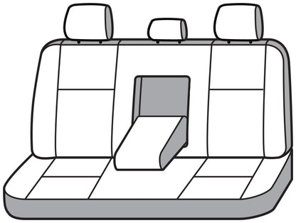 Covercraft 19-23 Ford Ranger Polycotton SeatSaver Custom Second Row Seat Covers - Grey SS7509PCGY SS7509PCGY Photo - out of package