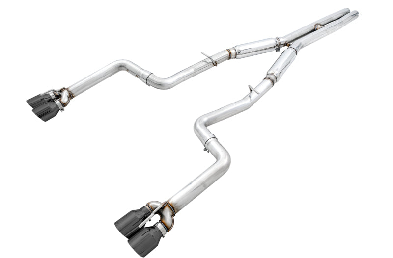 AWE Tuning 2015+ Dodge Challenger 5.7L Track Edition Exhaust - Diamond Black Quad Tips 3015-43152 3015-43152 Photo - out of package