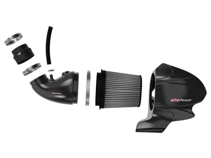 aFe Momentum Carbon Fiber CAIS w/ Pro Dry S Filter 12-19 Jeep Grand Cherokee SRT8 (WK2) V8-6.4L 58-10001D 58-10001D Photo - Unmounted
