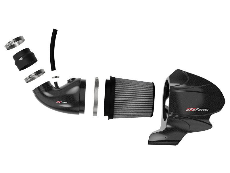 aFe Momentum Carbon Fiber CAIS w/ Pro Dry S Filter 12-19 Jeep Grand Cherokee SRT8 (WK2) V8-6.4L 58-10001D 58-10001D Photo - Unmounted
