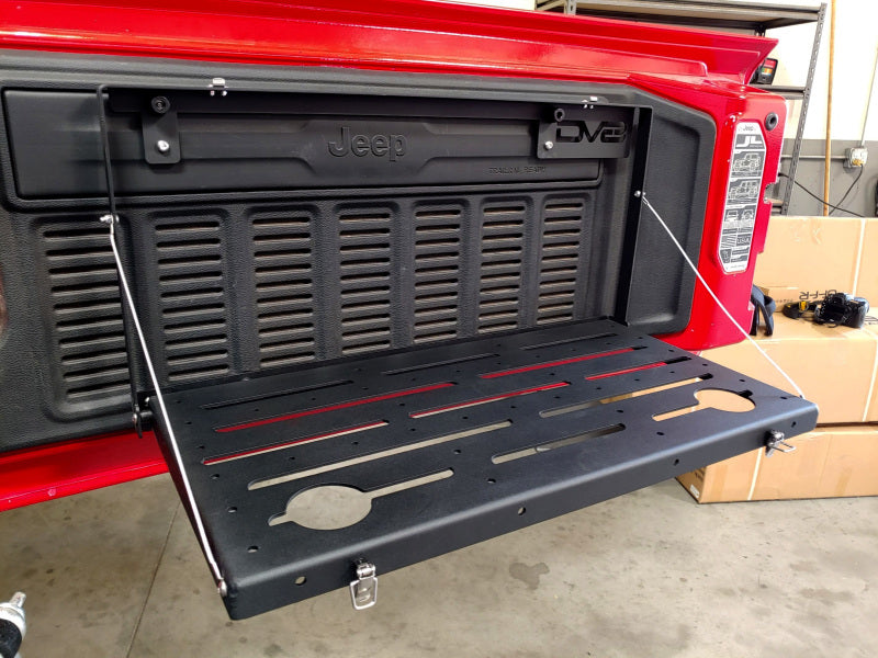 DV8 Jeep JL Tailgate Mounted Table (Trail Table) - Black TTJL-01 TTJL-01 Photo - Primary