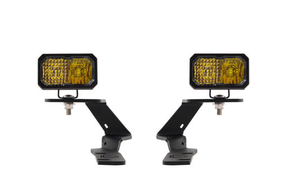 Diode Dynamics 19-21 Ford Ranger Stage Series 2in LED Ditch Light Kit - Yellow Pro Combo DD6590 DD6590 Photo - Primary