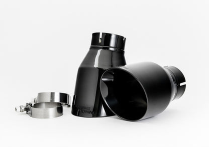 AWE Tuning Audi C7 A6 3.0T Touring Edition Exhaust - Dual Outlet Diamond Black Tips 3015-33052 3015-33052 Photo - out of package