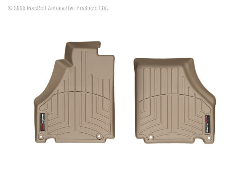 WeatherTech WT FloorLiner - Front - Tan Floor Mats Floor Mats - Rubber main image